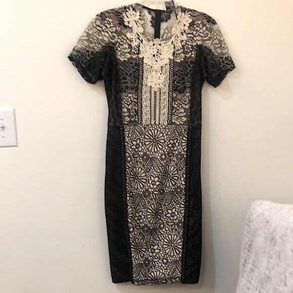 Byron Lars Lace Melange Dress - Picture 5 of 9